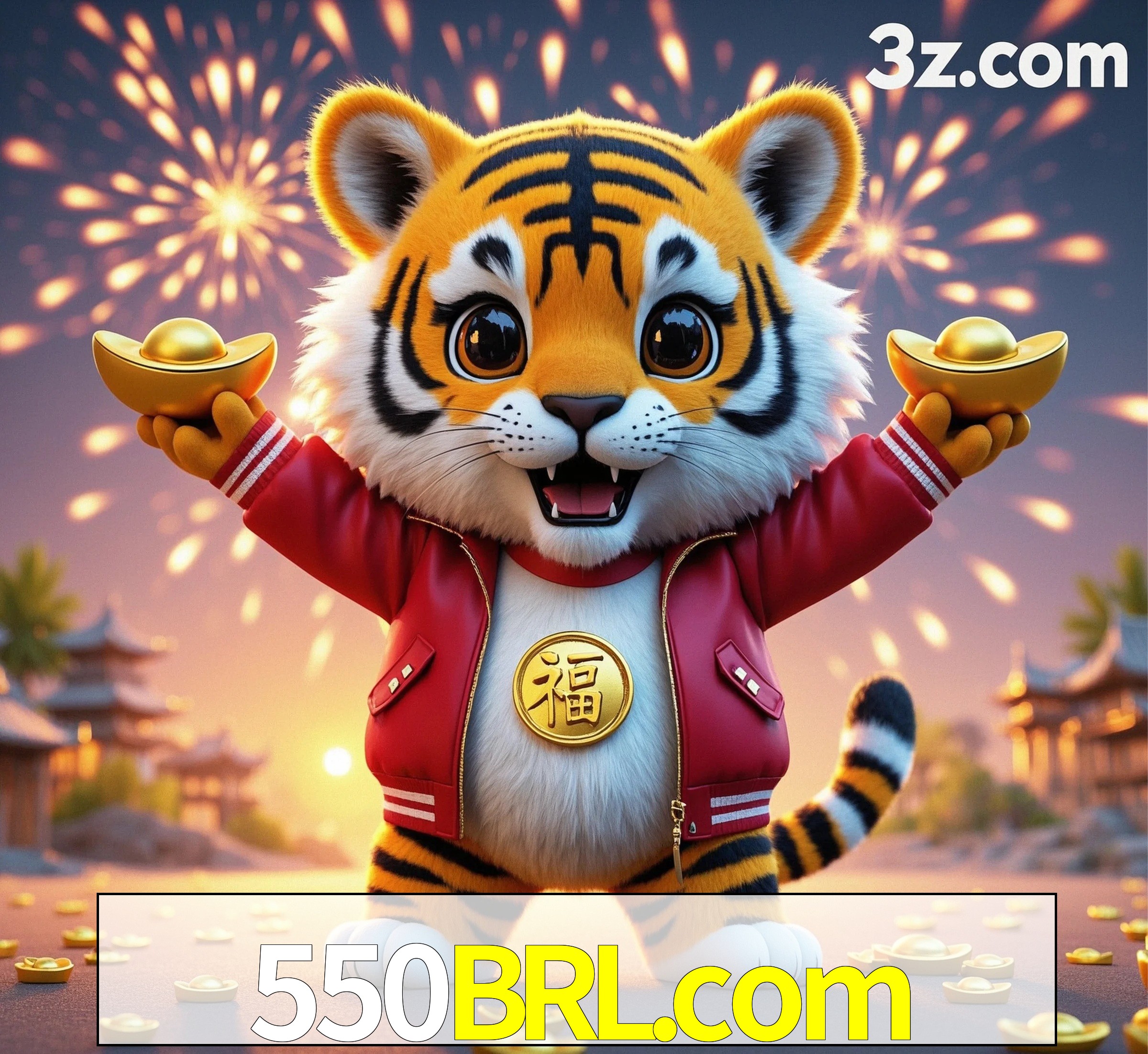 Slot machine 3D icon with number 7 and 1
